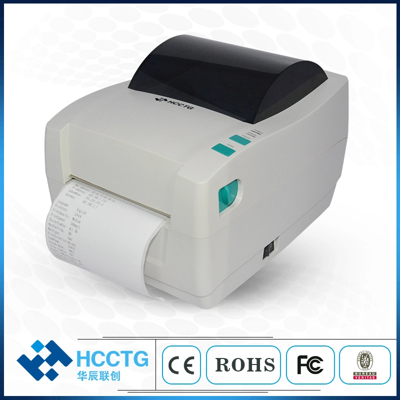 112mm 4 Inch RS232 USB LAN Thermal Label Sticker Thermal Receipt Printer (HCC-TL51)