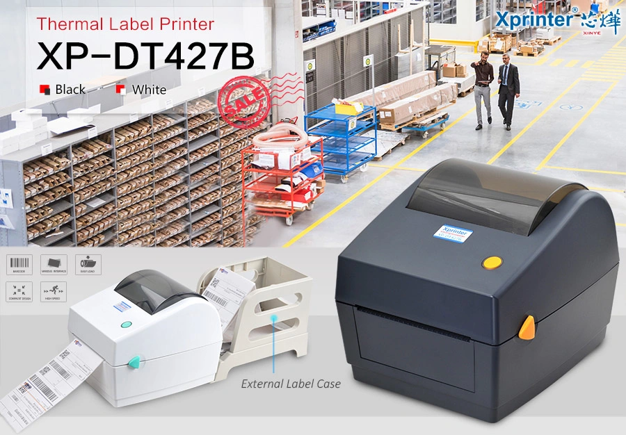 Xprinter XP-DT427B OEM 4 Inches 4X6 Shipping Label Printer USB Direct Thermal Barcode Printer