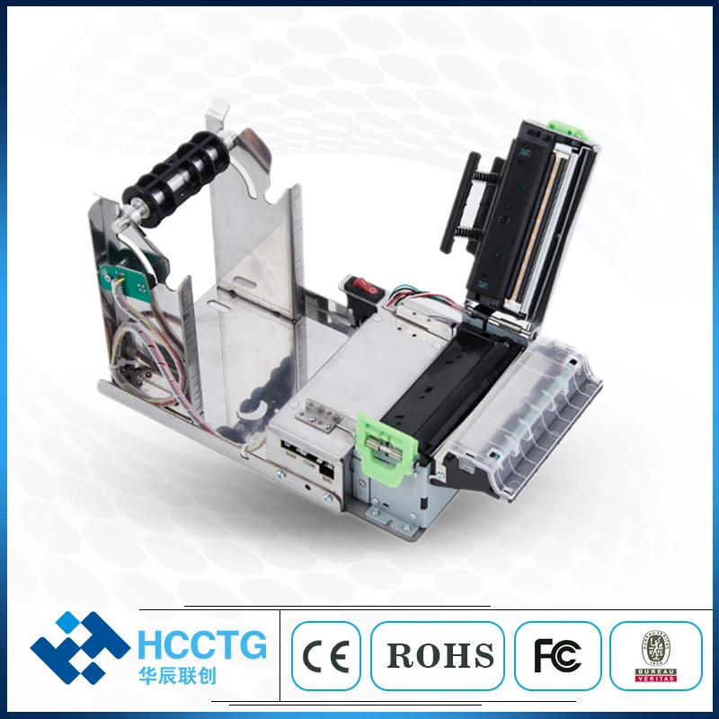 80mm Thermal Line Guillotine Auto Cutter 200mm Thermo Embedded Kiosk Receipt Printer (HCC-EU807)