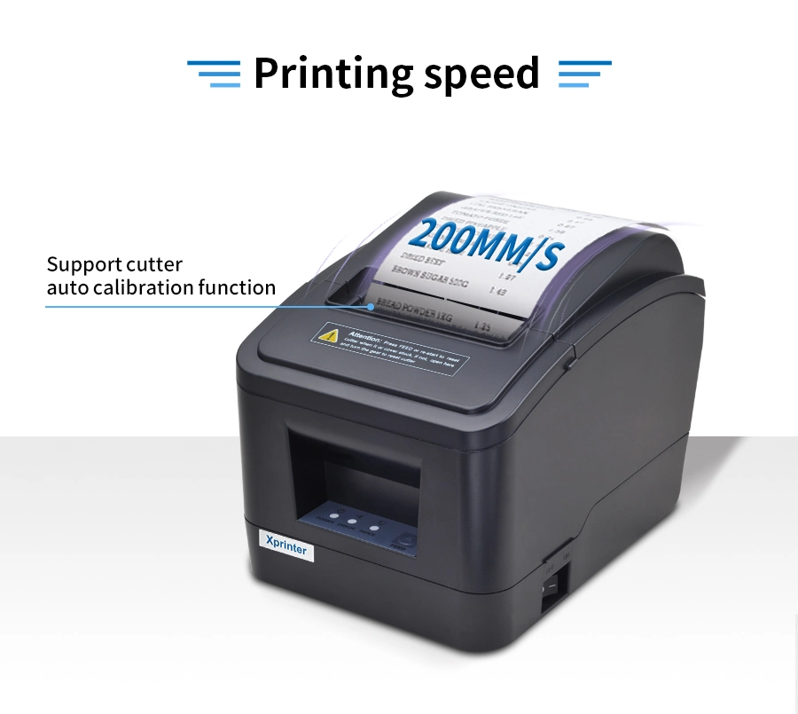 Xprinter XP-V330N Support Qr Code Printing 80mm Receipt Printer with LAN