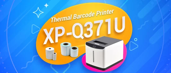 Xprinter XP-Q371U Stampante per ricevute POS OEM da 80 mm Stampante per etichette di spedizione Bluetooth