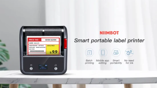 Stampante per etichette multifunzione Niimbot, stampante termica per etichette Mini POS portatile